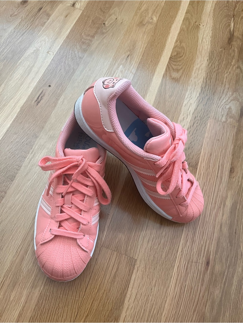 adidas Kids Pink Low-Top Lace-Up Sneakers